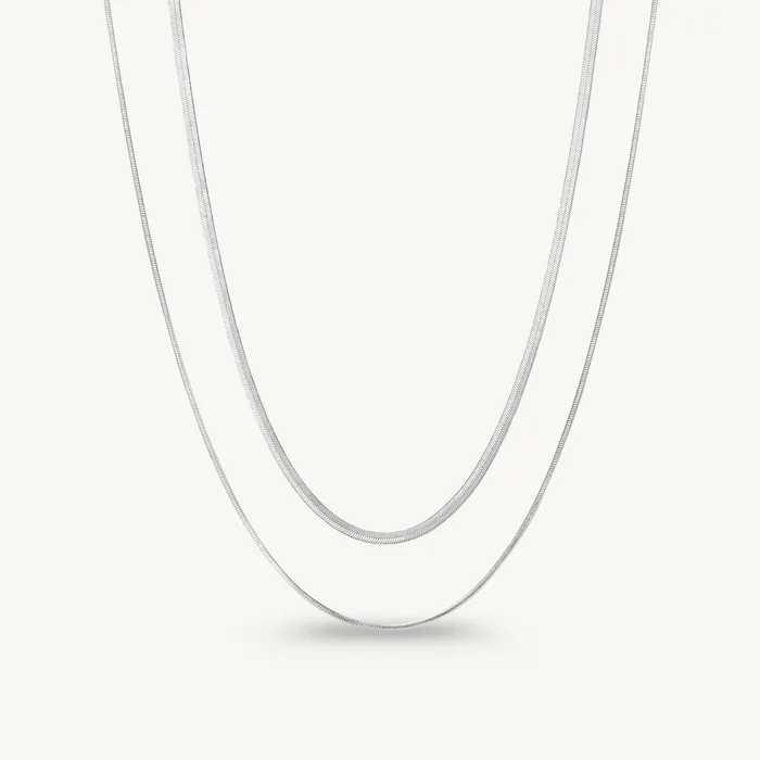 Necklaces The Essential Herringbone Necklace Layering Set Ideaure Jewelry