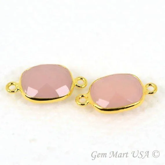 Octagon 9x11mm Double Bail Gold Bezel Gemstone Connector GemMartUSA PreStyled Sets Octagon 9x11mm Double Bail Gold Bezel Gemstone Connector GemMartUSA PreStyled Sets