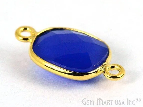 Octagon 9x11mm Double Bail Gold Bezel Gemstone Connector GemMartUSA PreStyled Sets Octagon 9x11mm Double Bail Gold Bezel Gemstone Connector GemMartUSA PreStyled Sets