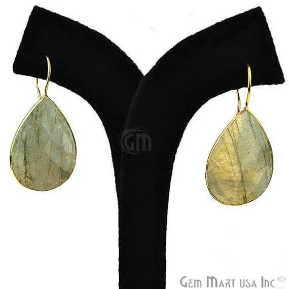 Pear Shape 30x20mm Gold Plated Gemstone Hook Earrings Pick your Gemstone 901061 GemMartUSA Earrings Pear Shape 30x20mm Gold Plated Gemstone Hook Earrings Pick your Gemstone 901061 GemMartUSA Earrings
