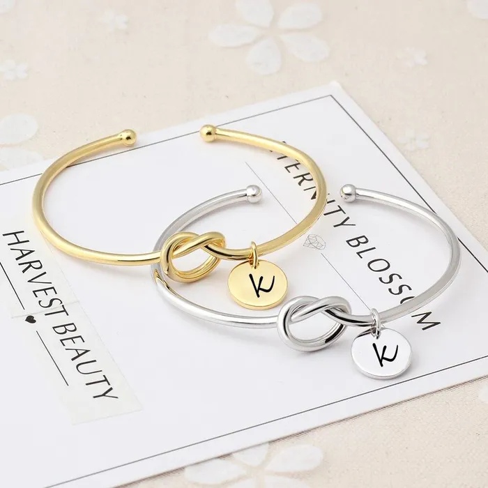 Personalized Jewel Personalized Tie Design ID Bracelets with Engraved Name 2 colors Customize Fashion Bangles for Women Necklaces