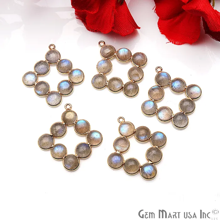 PreStyled Sets DIY Labradorite Gold Plated 30x22mm Square Chandelier Finding Component GemmartUSA PreStyled Sets DIY Labradorite Gold Plated 30x22mm Square Chandelier Finding Component GemmartUSA