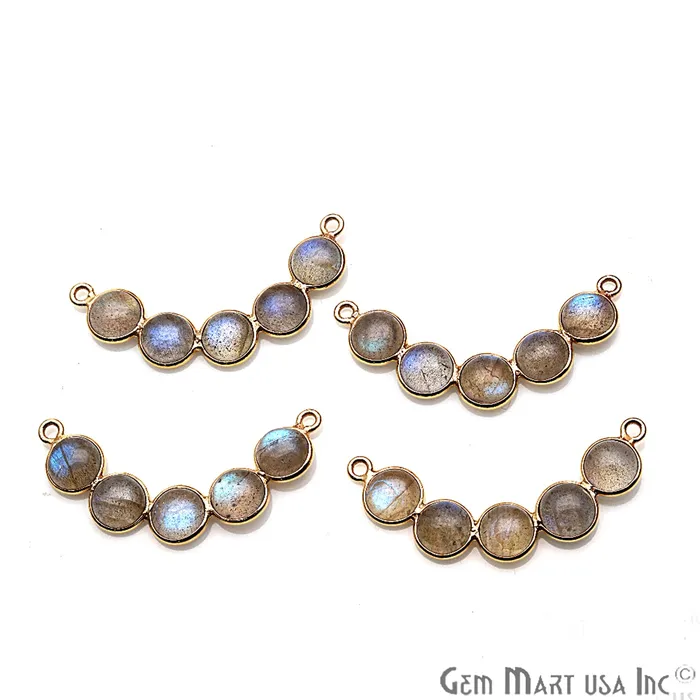PreStyled Sets GemmartUSA DIY Labradorite Gold Plated 39x8mm Smiley Chandelier Finding Component PreStyled Sets GemmartUSA DIY Labradorite Gold Plated 39x8mm Smiley Chandelier Finding Component