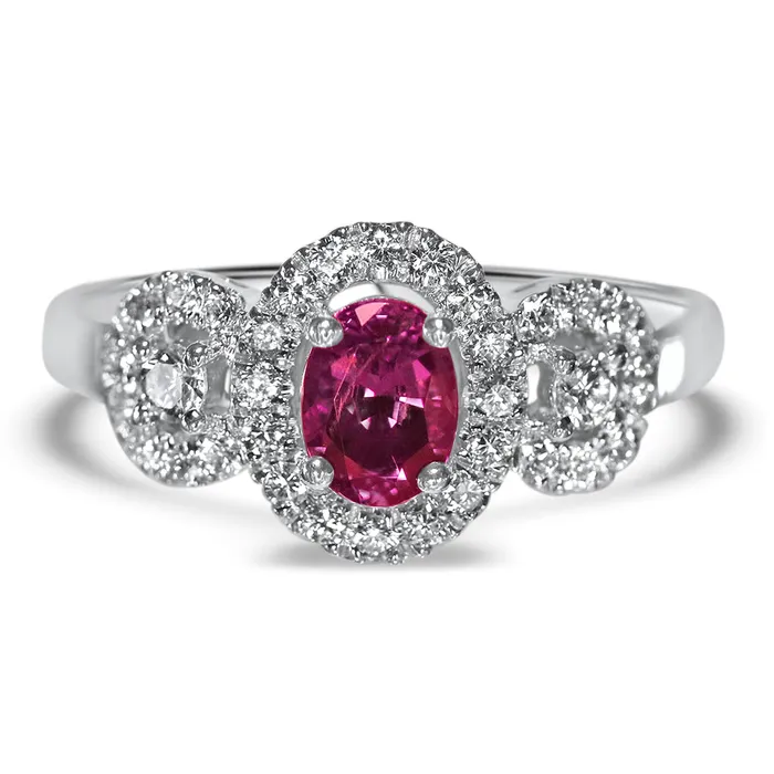 Pure Bliss 14K White Gold Natural Alexandrite Ring Safiya Jewels Rings