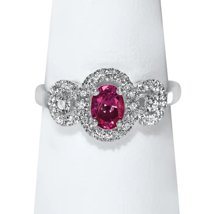 Pure Bliss 14K White Gold Natural Alexandrite Ring Safiya Jewels Rings