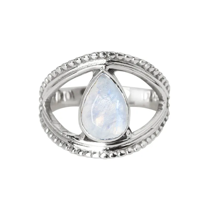 Rainbow Moonstone Ring 925 Sterling Silver Gemstone Jewelry YoTreasure Rings Rainbow Moonstone Ring 925 Sterling Silver Gemstone Jewelry YoTreasure Rings