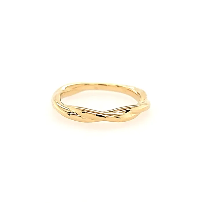 Rings 14k Yellow Gold Twist Ring I8034 PeJay