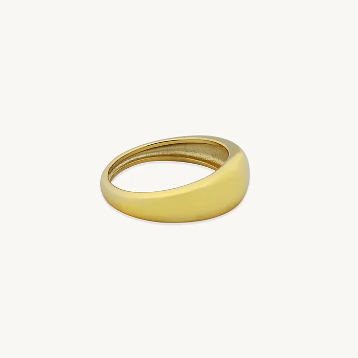 Rings Classic Thick Dome Ring Camile Stone Rings Classic Thick Dome Ring Camile Stone