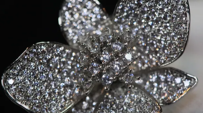 Rings Diamond Flower Ring Diamond Charm Ring Lab Diamonds London