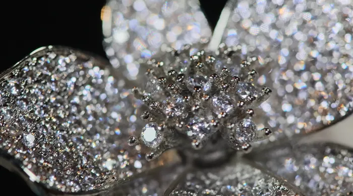 Rings Diamond Flower Ring Diamond Charm Ring Lab Diamonds London