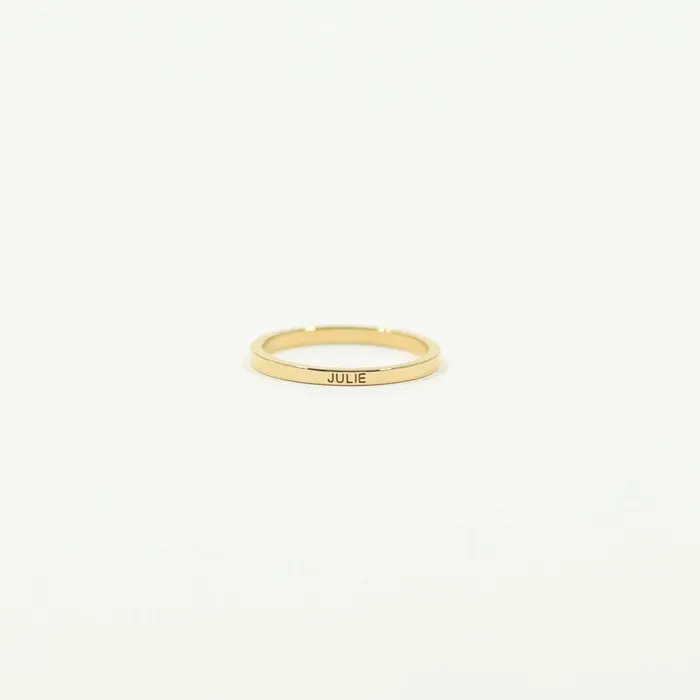Rings Engraved Stacking Band Ring Grace PK