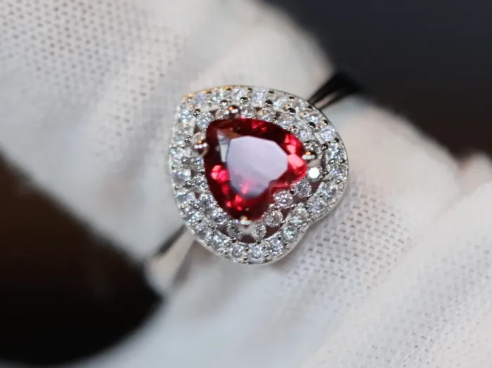 Rings Lab Diamonds London Heart Ring Red Diamond Heart Ring Heart Shape Ring Diamond Heart Ring