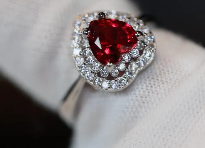 Rings Lab Diamonds London Heart Ring Red Diamond Heart Ring Heart Shape Ring Diamond Heart Ring