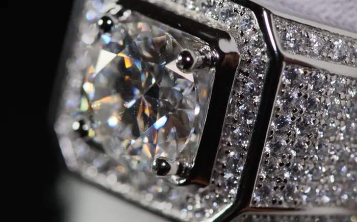 Rings Mens Wedding Ring 2 carat Ring Moissanite Ring Mens Moissanite Ring Iced Out Ring Lab Diamonds London