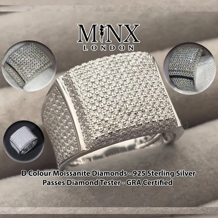 Rings Minx London Moissanite Ring Mens Moissanite Wedding Ring Womens Big Ring Hip Hop Ring Mens Moissanite Ring Iced Out Ring Iced Out Rings Rings Minx London Moissanite Ring Mens Moissanite Wedding Ring Womens Big Ring Hip Hop Ring Mens Moissanite Ring Iced Out Ring Iced Out Rings