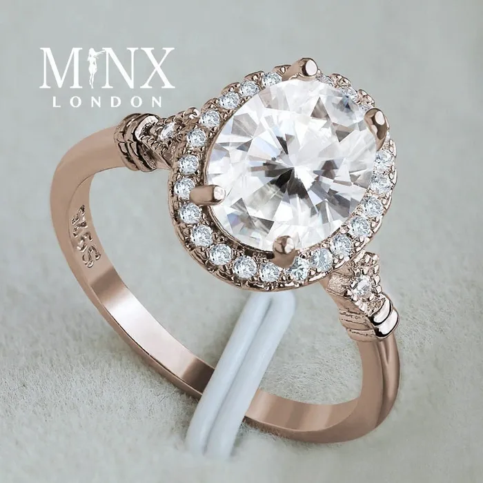Rings Minx London Rose Gold ring Oval Diamond Shape Ring Rose Gold Round Diamond ring Rose Gold Ring with Diamonds Womens Rose Gold Ring Halo Ring Rings Minx London Rose Gold ring Oval Diamond Shape Ring Rose Gold Round Diamond ring Rose Gold Ring with Diamonds Womens Rose Gold Ring Halo Ring