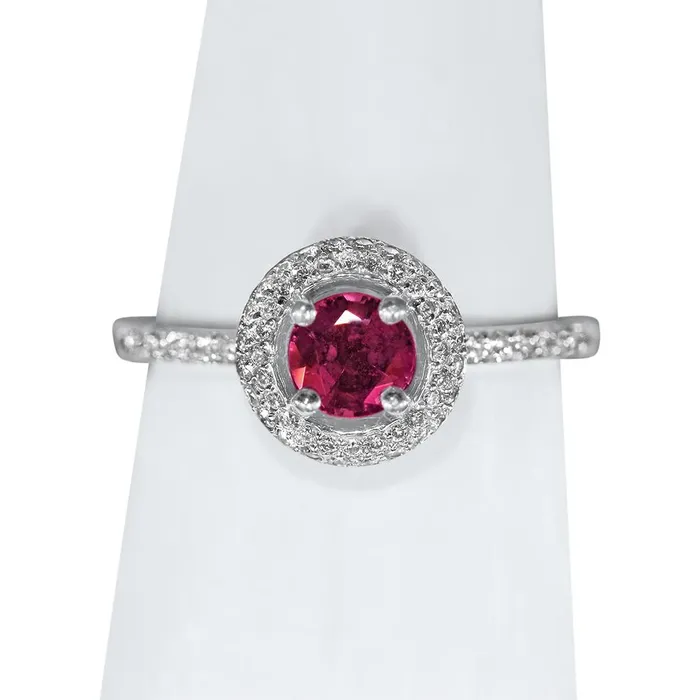 Rings Safiya Jewels Simplicity 14K White Gold Natural Alexandrite Ring