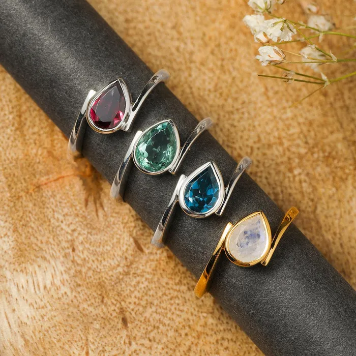 Rings YoTreasure 120 Ct Green Fluorite 925 Sterling Silver Solitaire Ring Jewelry Rings YoTreasure 120 Ct Green Fluorite 925 Sterling Silver Solitaire Ring Jewelry