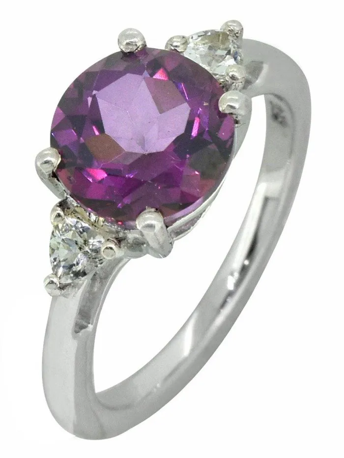Rings YoTreasure Crimpson Red Topaz Solid 925 Sterling Silver Ring Jewelry Rings YoTreasure Crimpson Red Topaz Solid 925 Sterling Silver Ring Jewelry