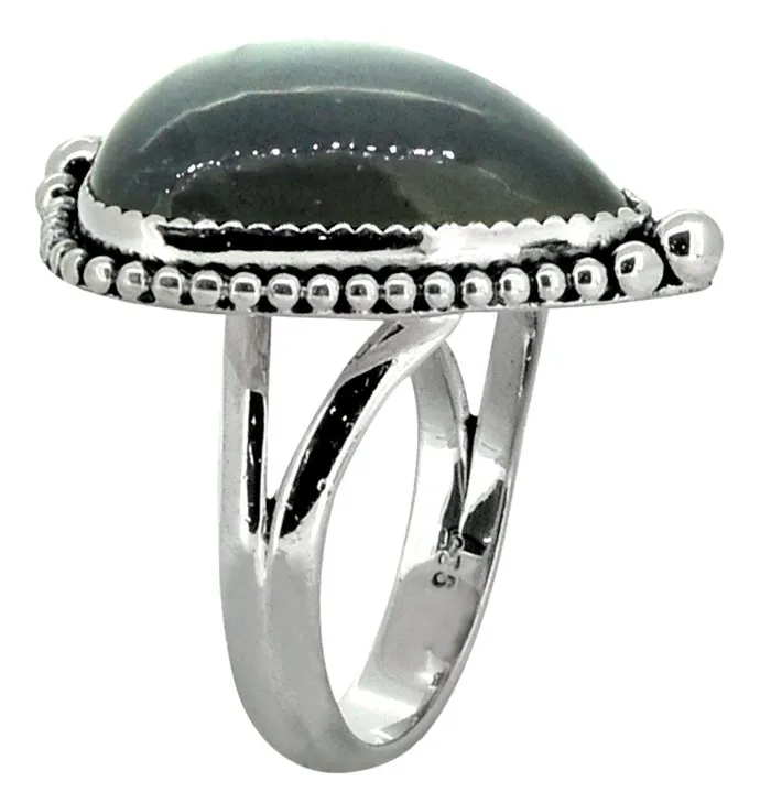 Rings YoTreasure Labradorite Ring Solid 925 Sterling Silver Jewelry Gift For Her