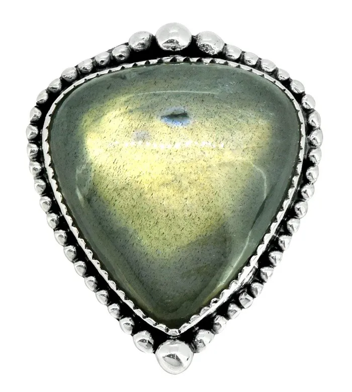 Rings YoTreasure Labradorite Ring Solid 925 Sterling Silver Jewelry Gift For Her