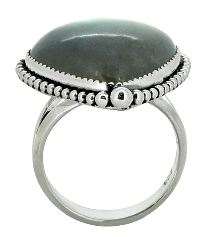 Rings YoTreasure Labradorite Ring Solid 925 Sterling Silver Jewelry Gift For Her