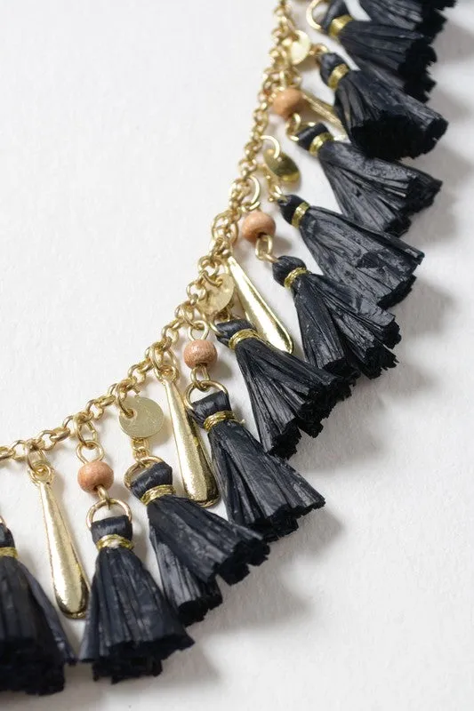 Solid Tassel Chain Fashion Necklace Leto Accessories Necklaces