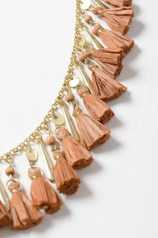 Solid Tassel Chain Fashion Necklace Leto Accessories Necklaces