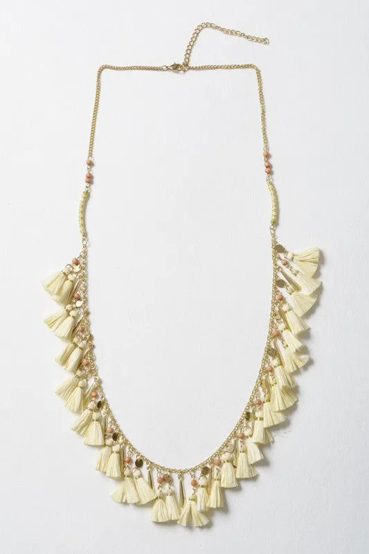 Solid Tassel Chain Fashion Necklace Leto Accessories Necklaces