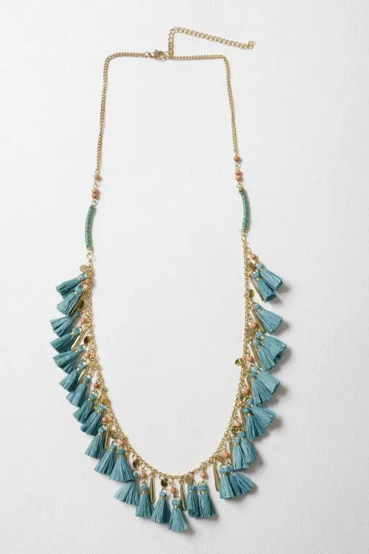 Solid Tassel Chain Fashion Necklace Leto Accessories Necklaces