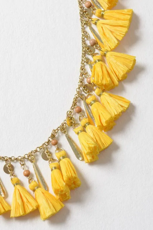 Solid Tassel Chain Fashion Necklace Leto Accessories Necklaces