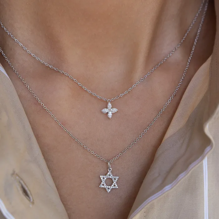 STAR OF DAVID NECKLACE LEO MATHILD Necklaces