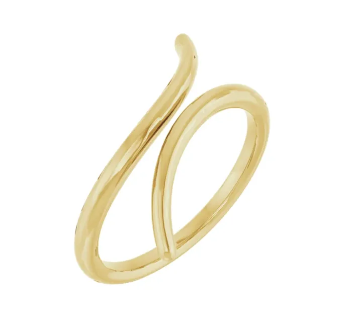 Stuller Rings 14k Yellow Gold Wraparound Bypass Ring I6824