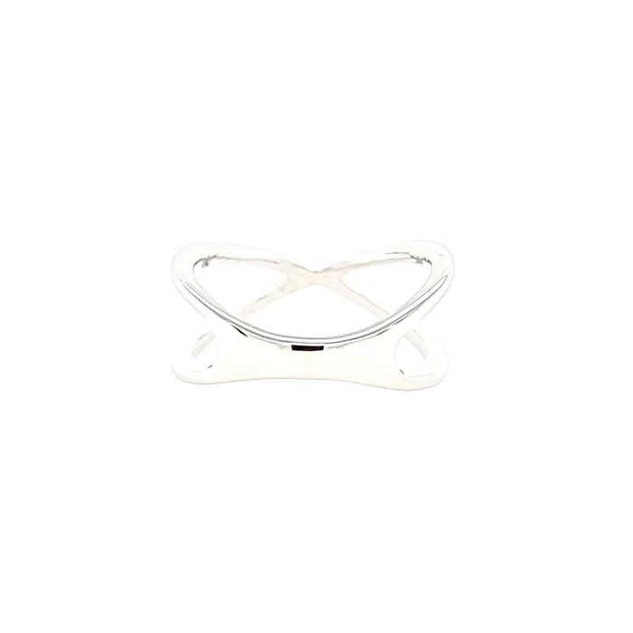 Stuller Rings White Gold Crossover Ring I6829