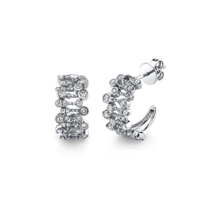 TVON 14K 062cttw VS White Diamond Raindrop Earrings Earrings