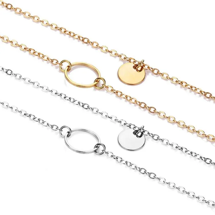 Twin Flame Layered Necklace Ellie Sage Necklaces