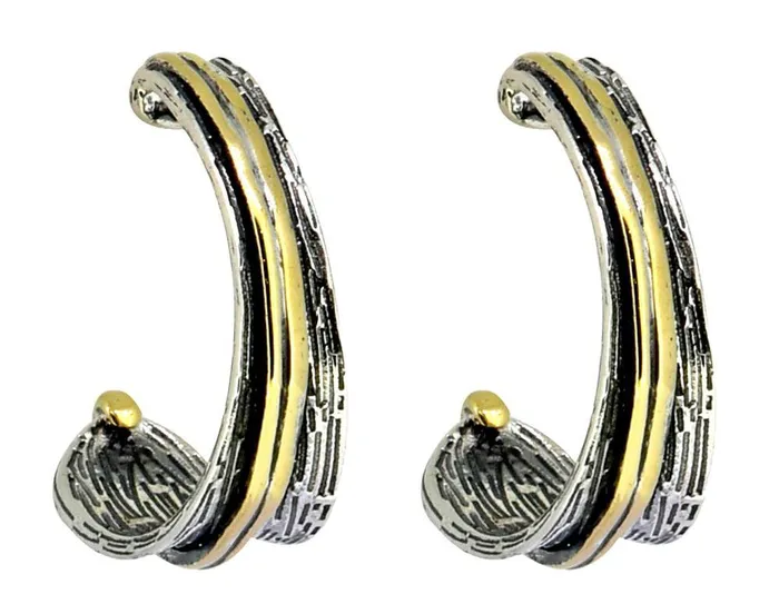 YoTreasure Earrings Solid 925 Sterling Silver Brass Earrings Jewelry
