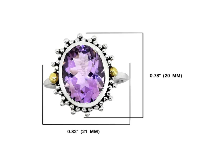 YoTreasure Pink Amethyst Solid 925 Sterling Silver Brass Ring Gemstone Jewelry Rings YoTreasure Pink Amethyst Solid 925 Sterling Silver Brass Ring Gemstone Jewelry Rings