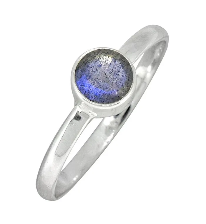 YoTreasure Rings Labradorite Ring Solid 925 Sterling Silver Gemstone Jewelry YoTreasure Rings Labradorite Ring Solid 925 Sterling Silver Gemstone Jewelry